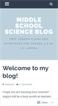 Mobile Screenshot of middleschoolscience.com